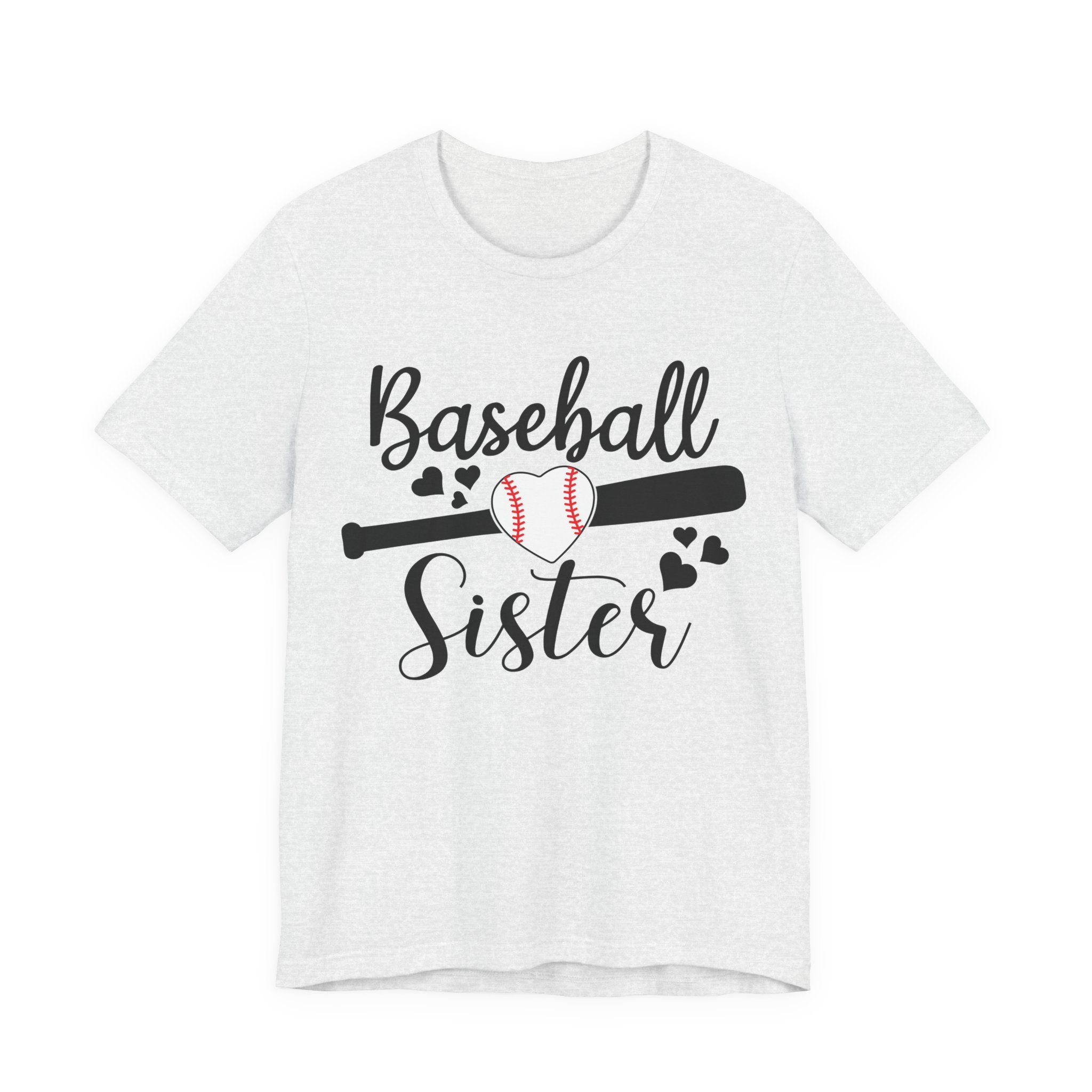 Baseball Lover Shirt Cute Baseball Sister T-Shirt Unisex