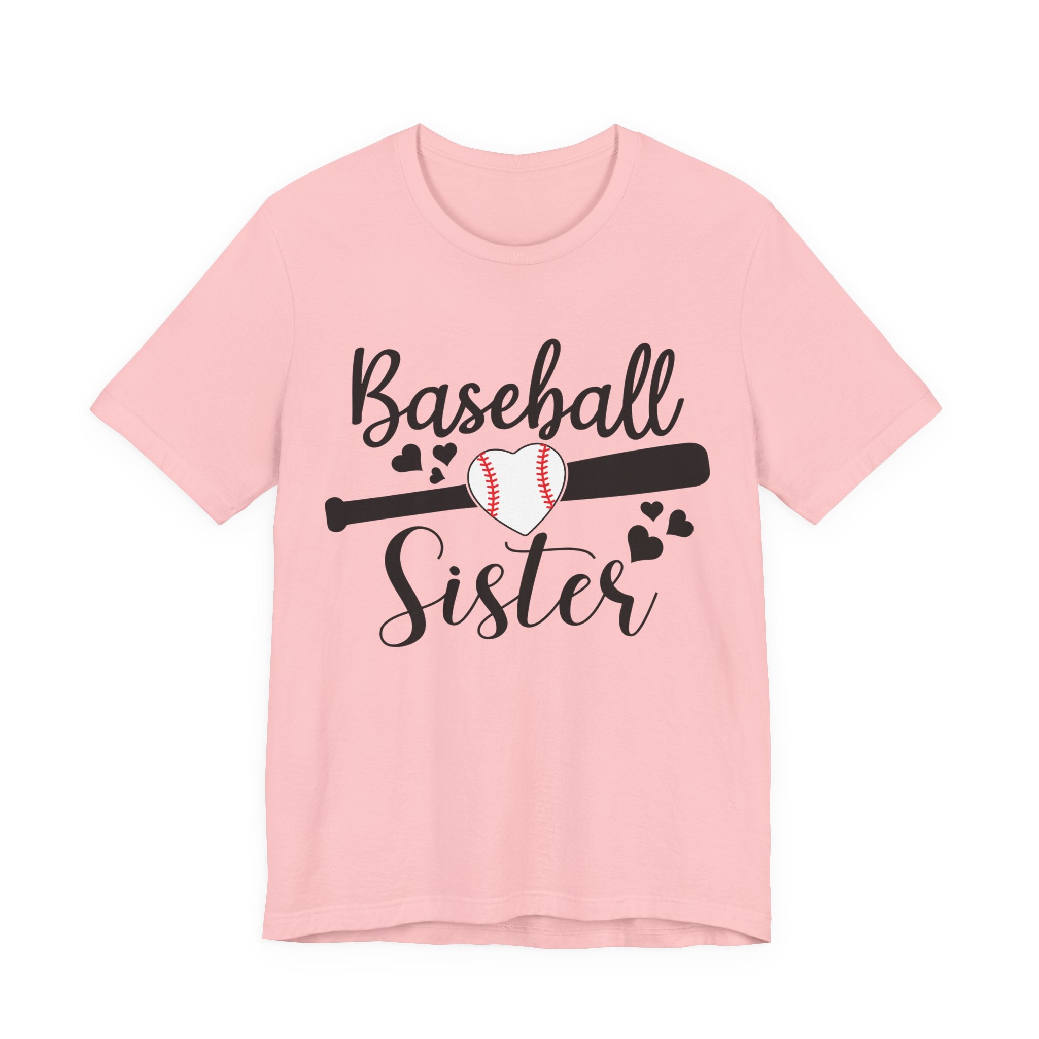 Baseball Lover Shirt Cute Baseball Sister T-Shirt Unisex
