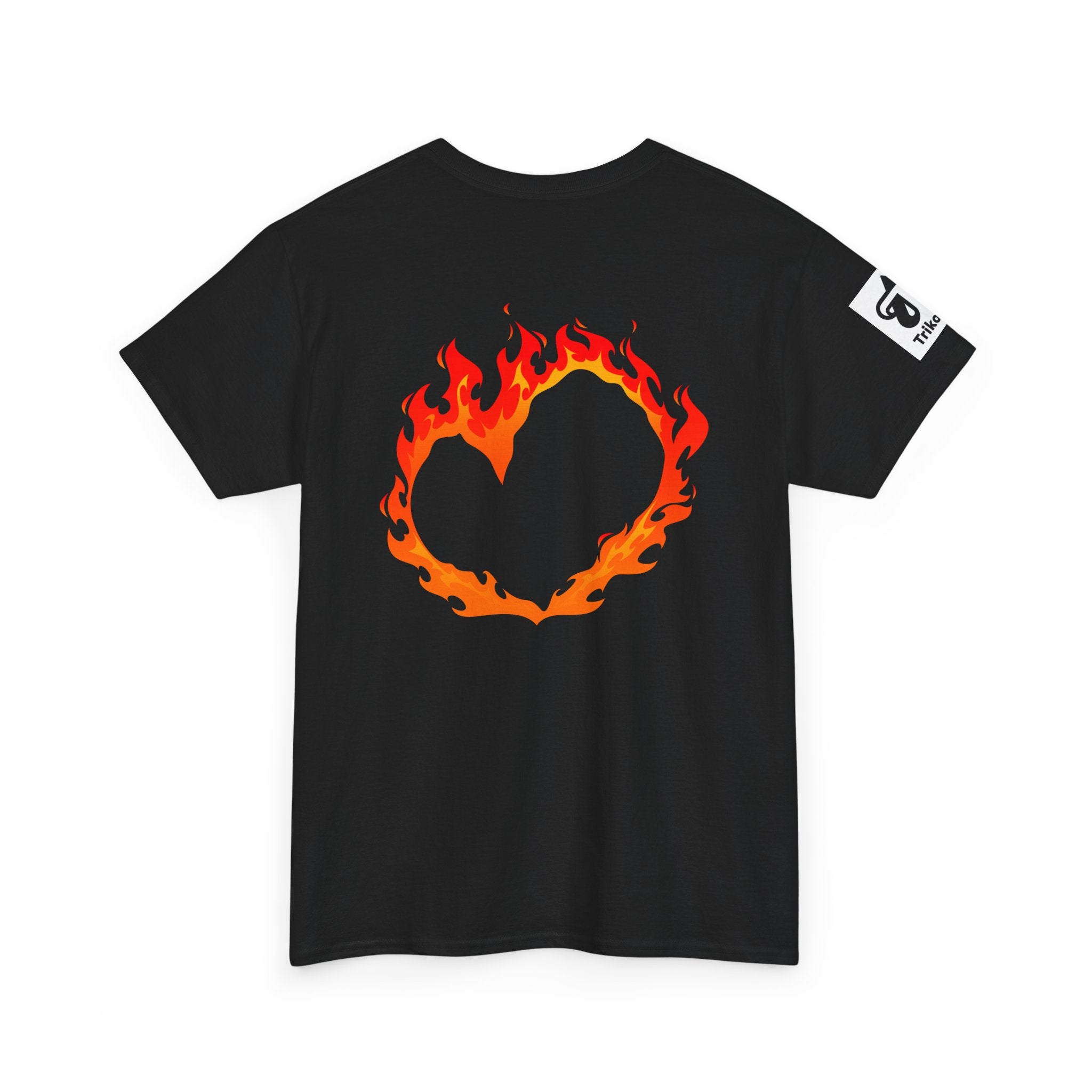 Fire Heart Love Burning Twin Flame T-Shirt - Fire Love Heart Flame of Love Tee