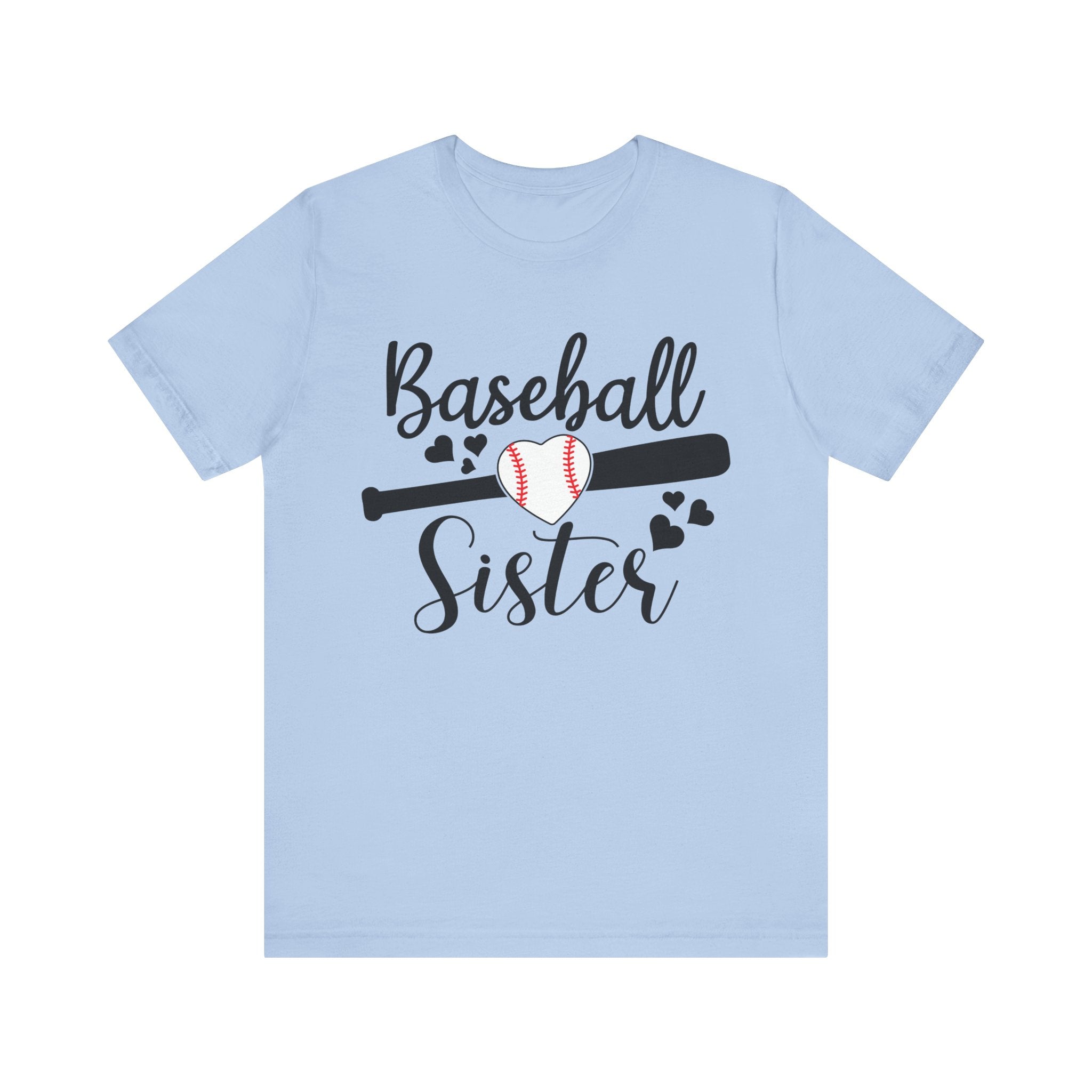 Baseball Lover Shirt Cute Baseball Sister T-Shirt Unisex