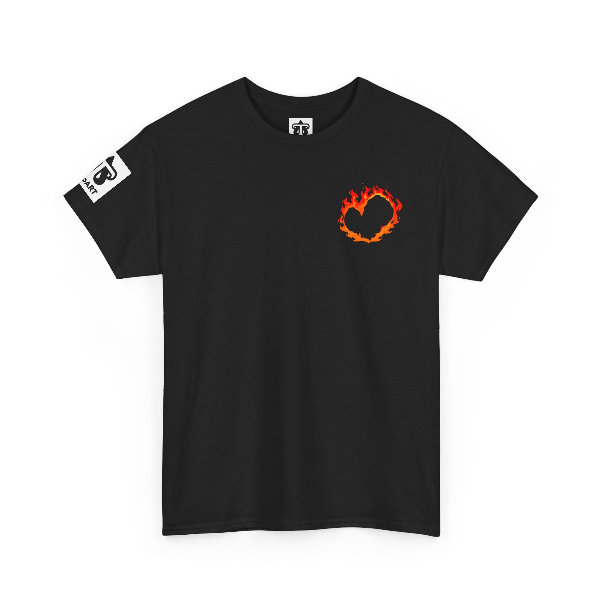 Fire Heart Love Burning Twin Flame T-Shirt - Fire Love Heart Flame of Love Tee