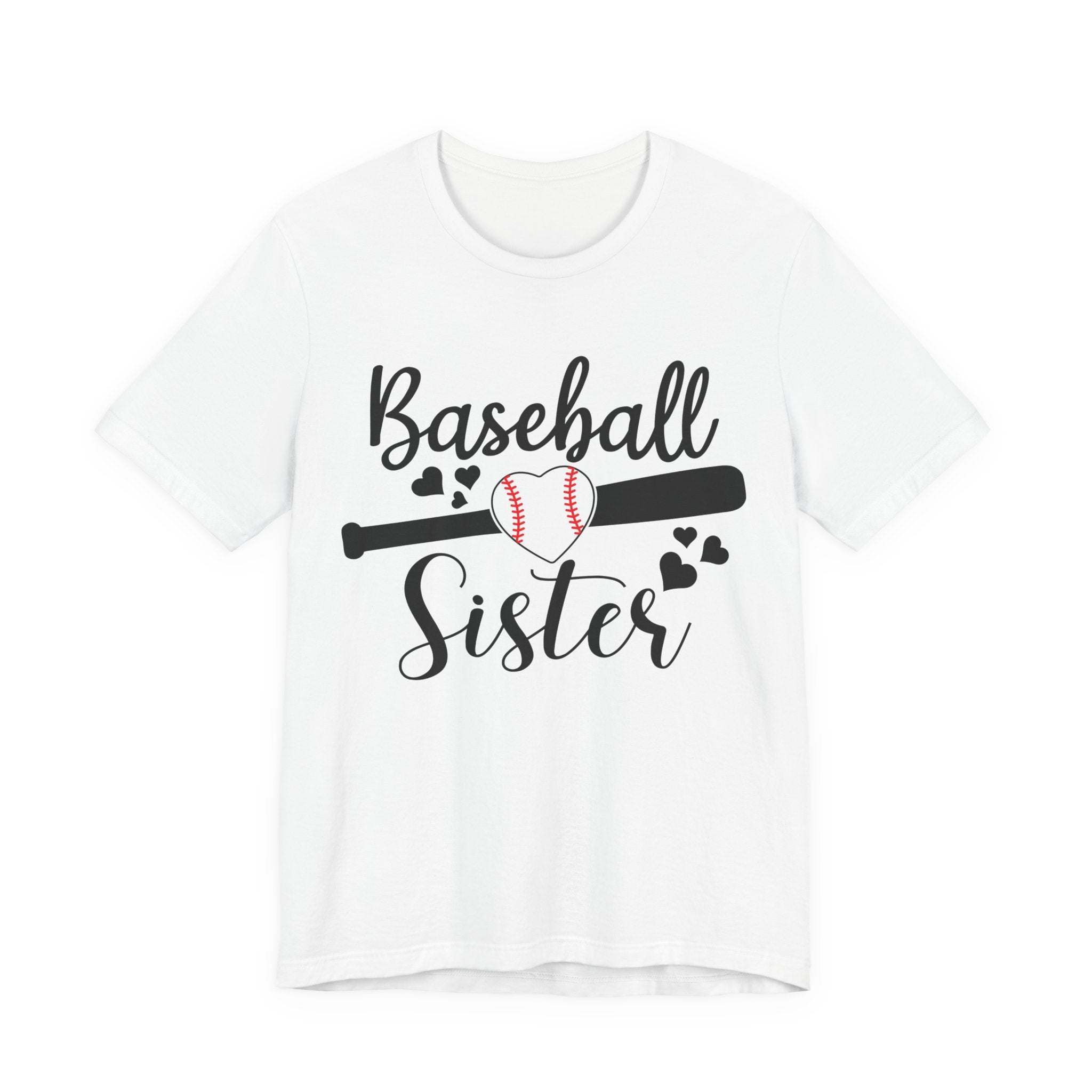 Baseball Lover Shirt Cute Baseball Sister T-Shirt Unisex