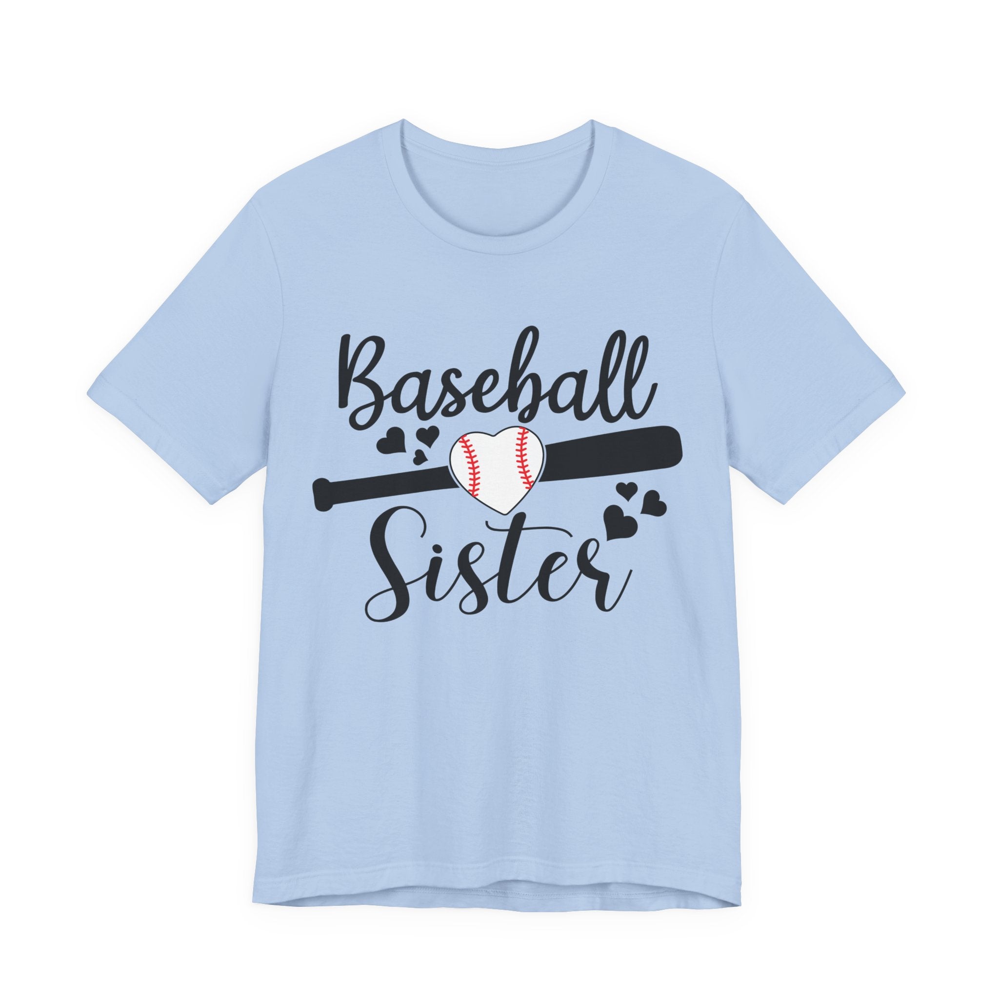 Baseball Lover Shirt Cute Baseball Sister T-Shirt Unisex