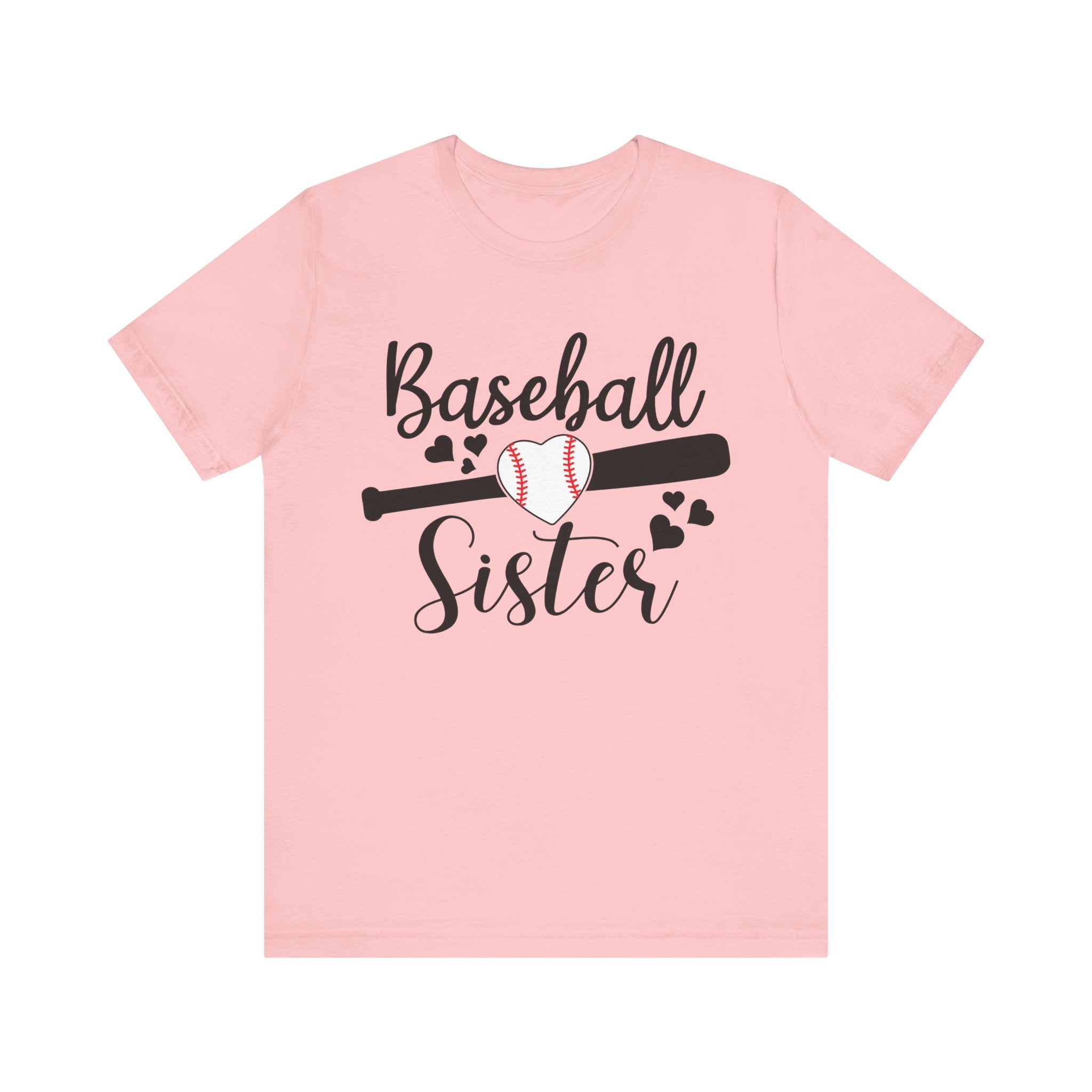 Baseball Lover Shirt Cute Baseball Sister T-Shirt Unisex