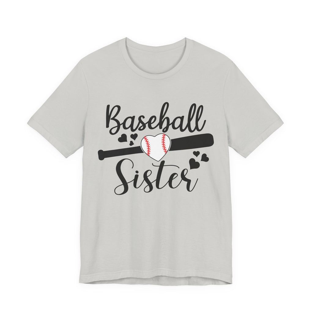 Baseball Lover Shirt Cute Baseball Sister T-Shirt Unisex