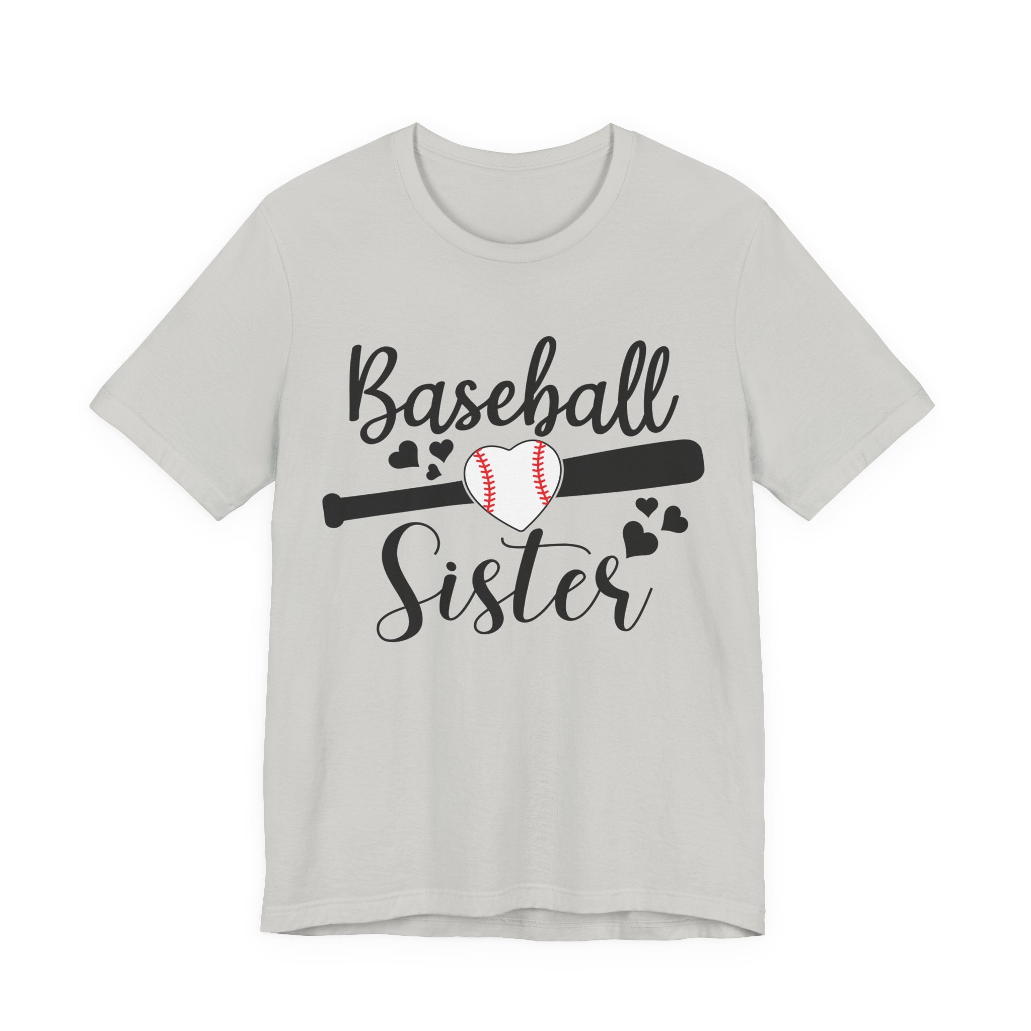 Baseball Lover Shirt Cute Baseball Sister T-Shirt Unisex